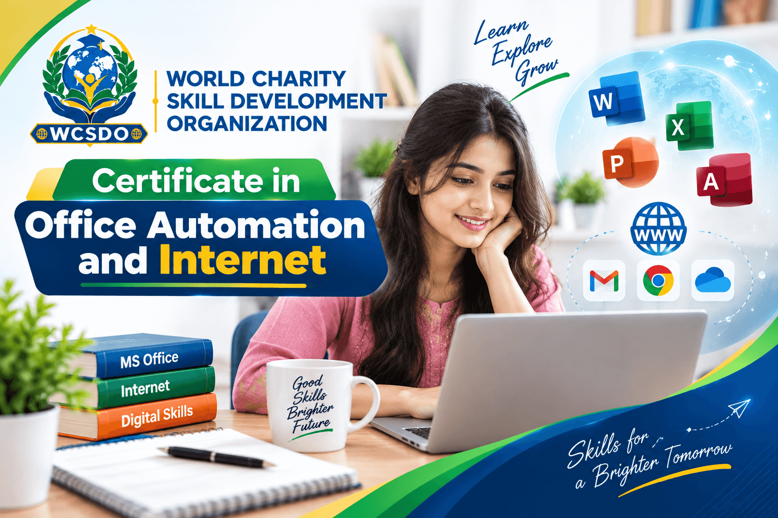 Certificate in Office Automation and Internet